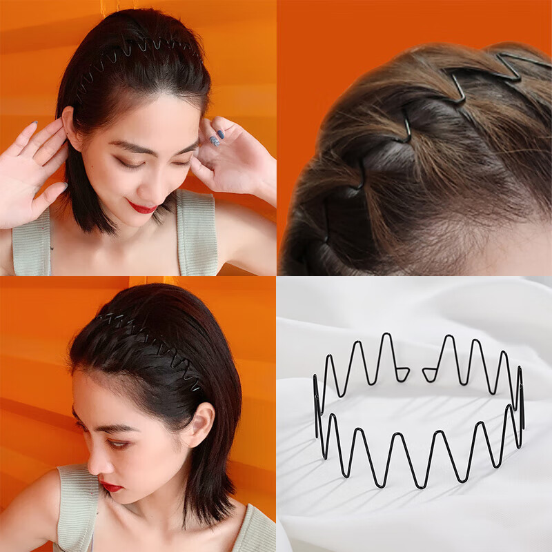 Chimera wavy face-washing hairband, stylish non-binding head accessory