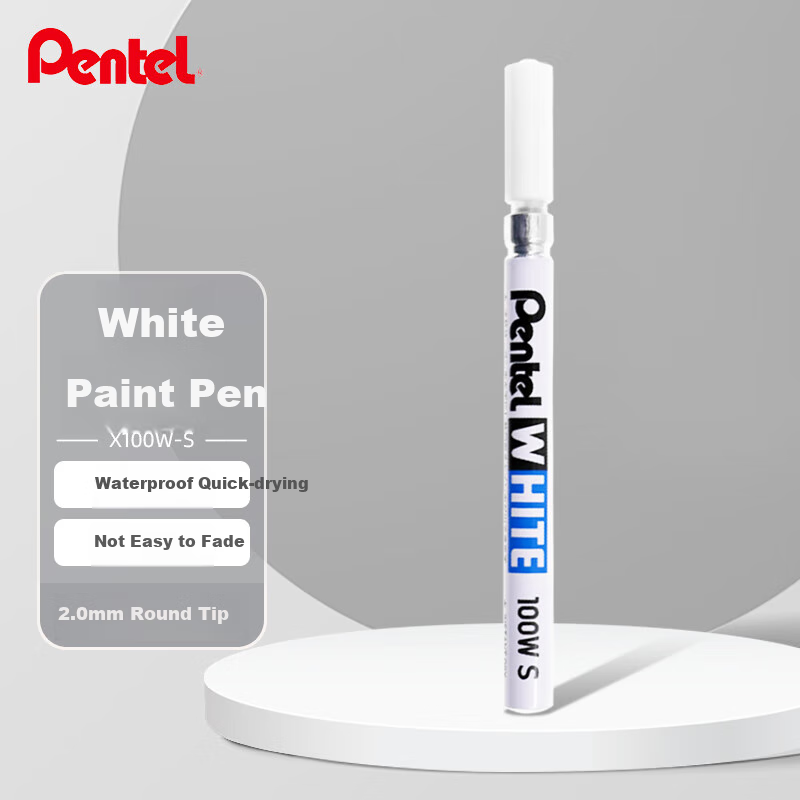pentel white paint marker 2.0mm fine tip