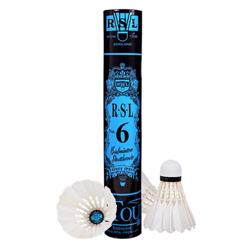 RSL No.6 Duck Feather Badminton Shuttlecocks 77 Speed