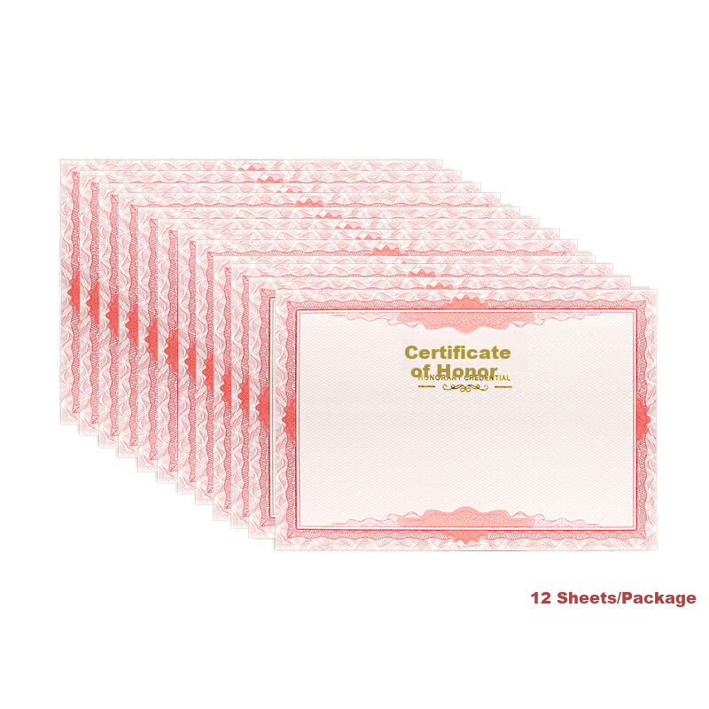 Befon Honor Certificate Inner Pages A4 12 Sheets