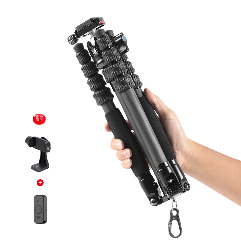 sirui carbon fiber tripod for dslr & smartphone