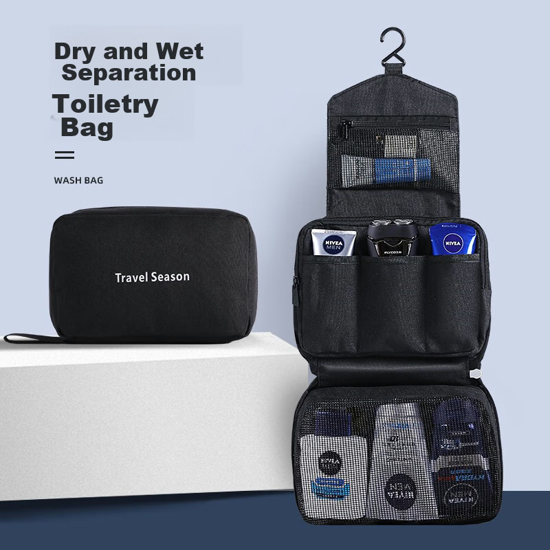 Etravel Family Travel Toiletry Bag - Large Capacity, Waterproof, Organized Storage