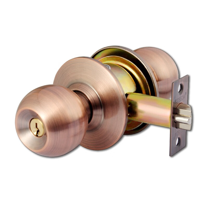 blossom spherical door lock brass core stainless steel