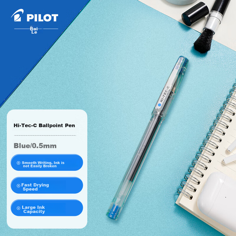 pilot hi-tec c fine point black pen