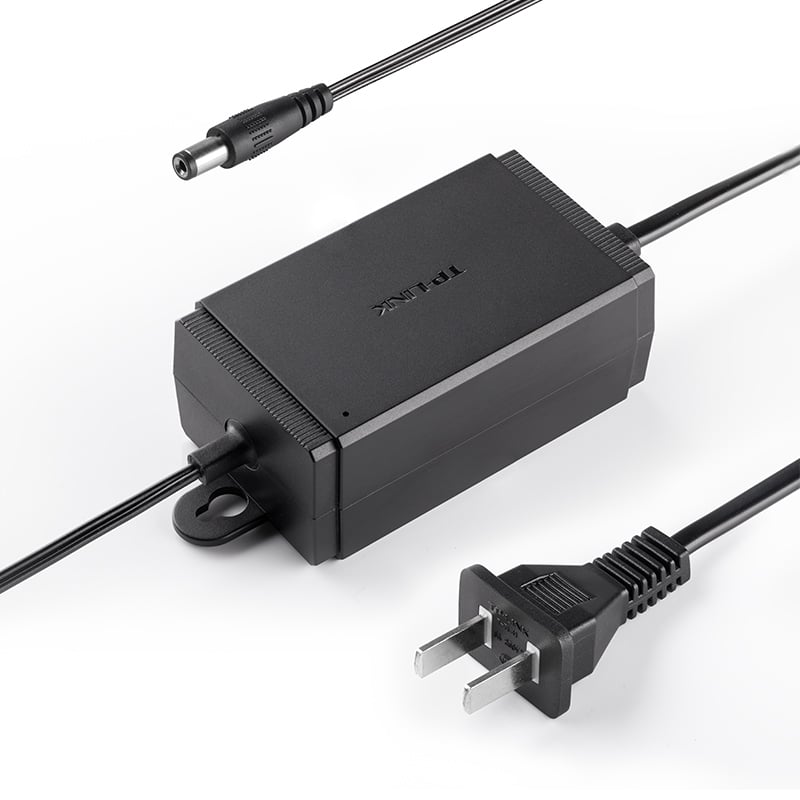 TP-LINK 12V DC 2A Surveillance Power Adapter, 1.2m Long