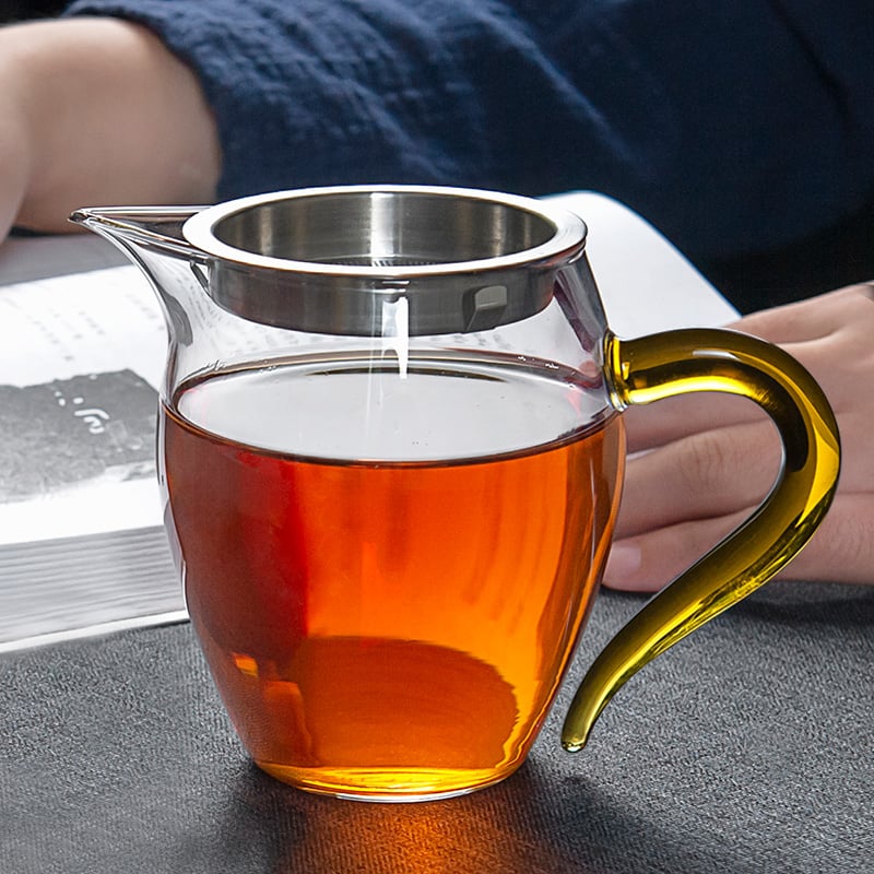 yaji glass tea cup gong dao bei set