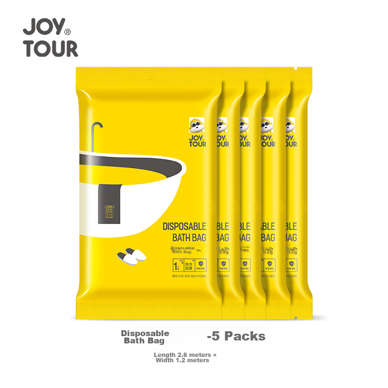 Joytour Disposable Bath Sacks for Travel