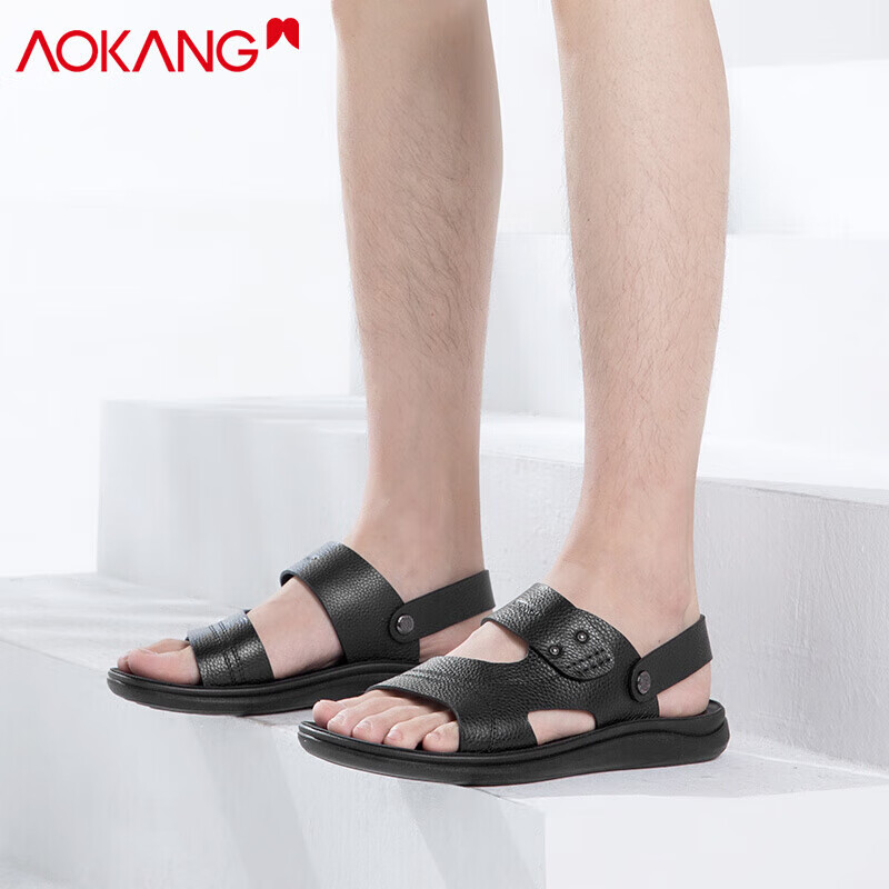 aokang men's beach sandals, casual summer shoes