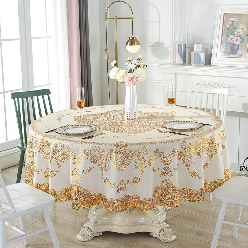 Avivi Waterproof PVC Round Tablecloth 180x180cm