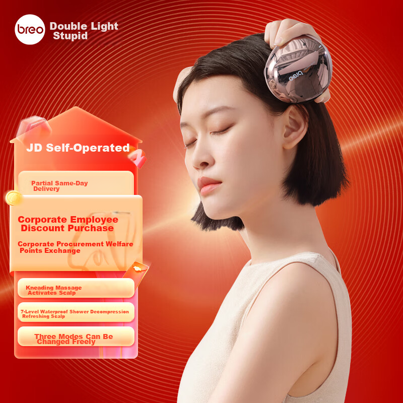 breo mini scalp massager wireless