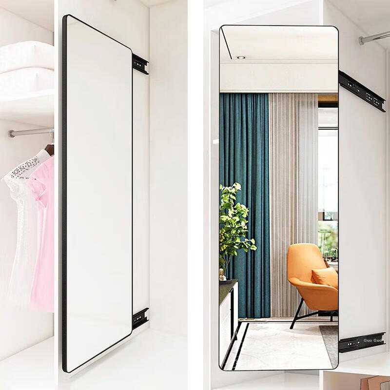 Anerya full-length rotating wardrobe mirror for home