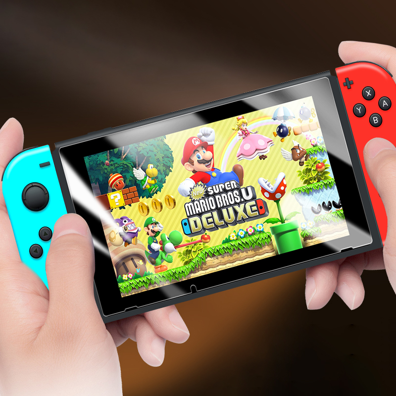 biaze nintendo switch triple enhanced tempered glass screen protector
