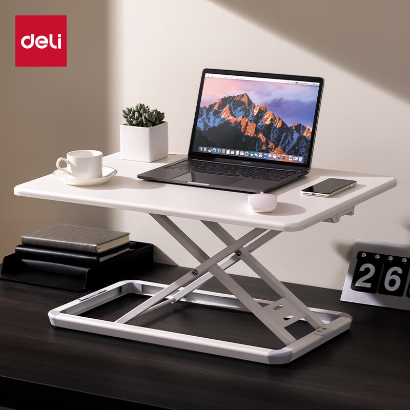 Deli 33406 Height Adjustable Desk | Ergonomic Standing Desk for Home Office