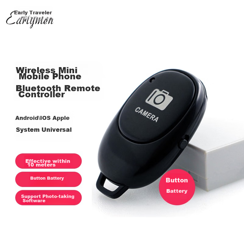 earlymen EM-L1 Wireless Bluetooth Selfie Stick for Smartphones