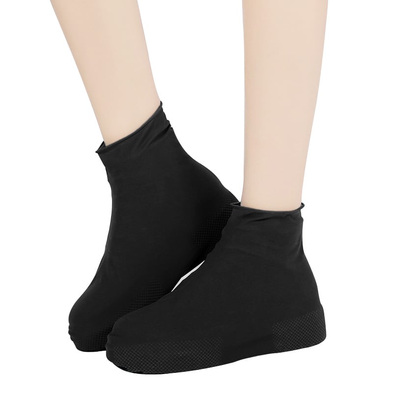 Joytour Waterproof Latex Shoe Covers, Size L