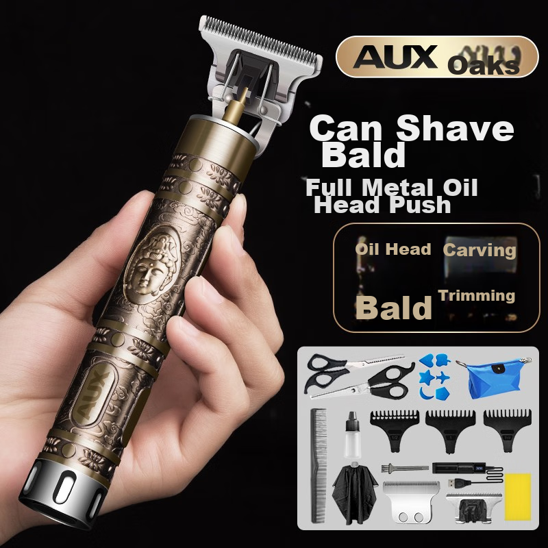 aux retro hair clipper for bald adults