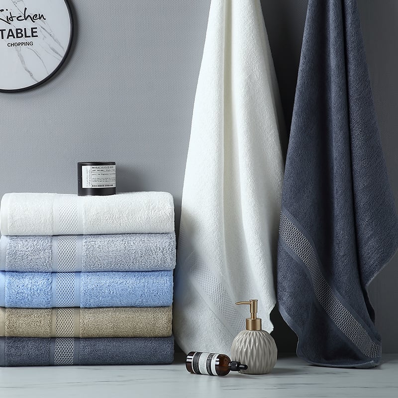 Bamboo fiber luxury bath towel by Zhuyibai