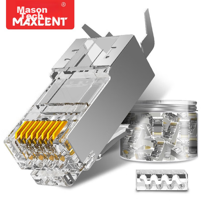 maxcent cat7 10g rj45 connectors, 10 pack
