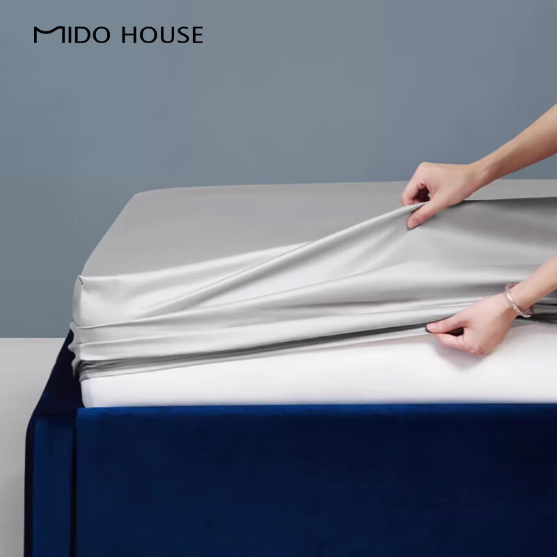 MIDO HOUSE Cotton Fitted Sheet, 150x200cm, Class A Softness