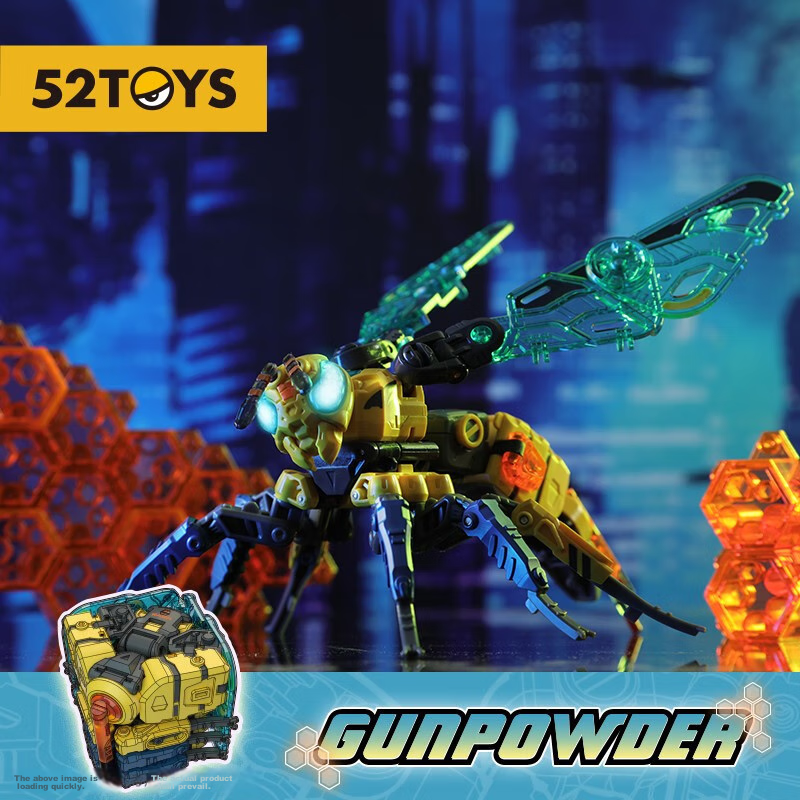52toys mengshou xia fire bee transforming mecha model
