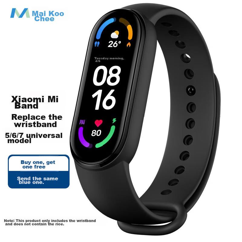 Xiaomi Mi Band 5/6 Strap Replacement by MAIKUQI