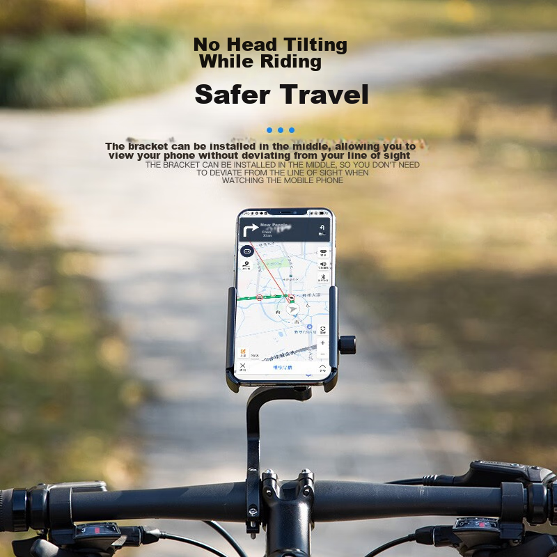 move iron height-increasing bike phone mount