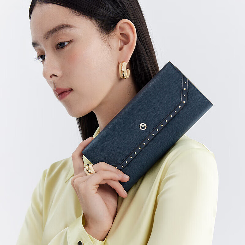 goldlion long women's wallet, stylish & spacious gift box