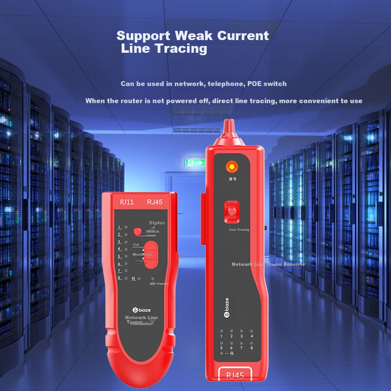 BIAZE Multi-Function Network Cable Tester and Wire Tracer