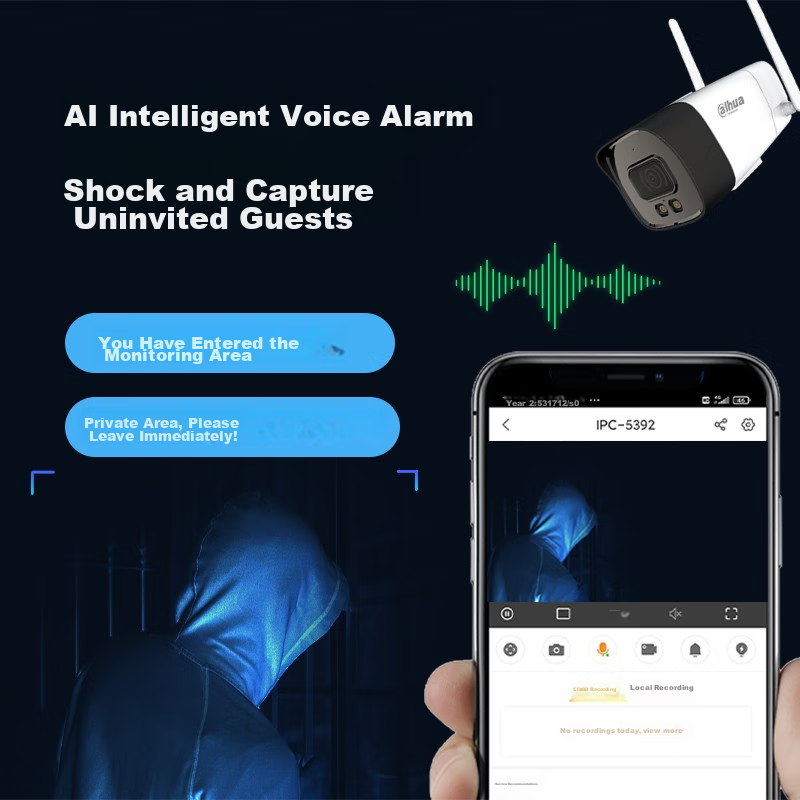 dahua 4mp full-color wireless camera