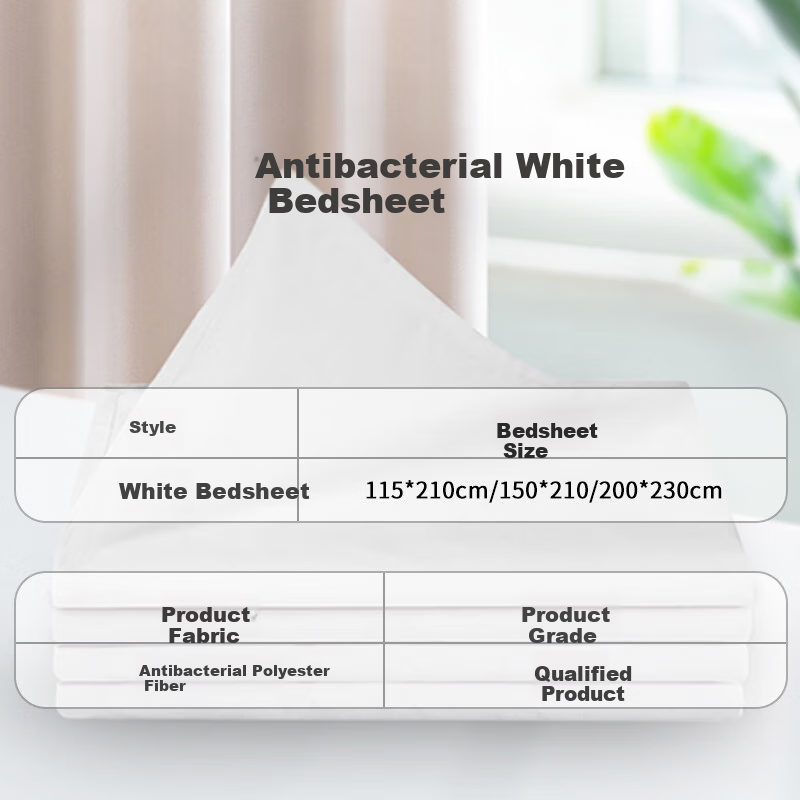 Avivi antibacterial single bed sheet