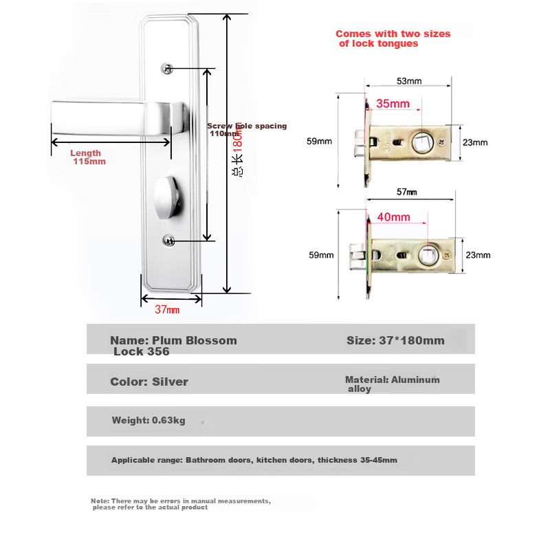 blossom keyless bathroom door lock