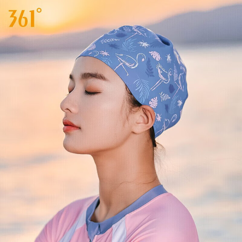 361° Women's Silicone Swim Cap for Long Hair