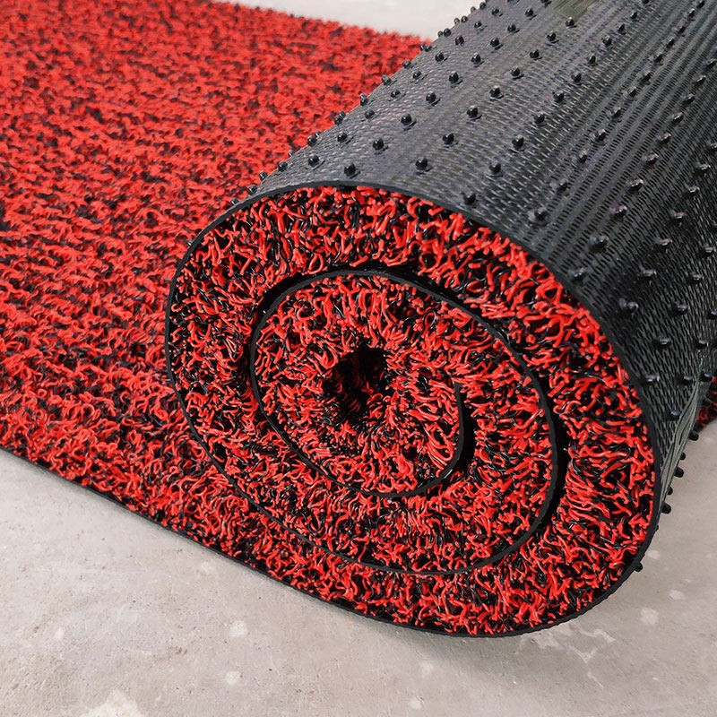 DIYIN Thickened Black & Red Entry Mat 80x120cm