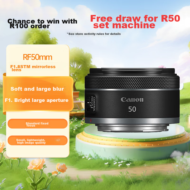 Canon RF50mm F1.8 STM Mirrorless Camera Lens
