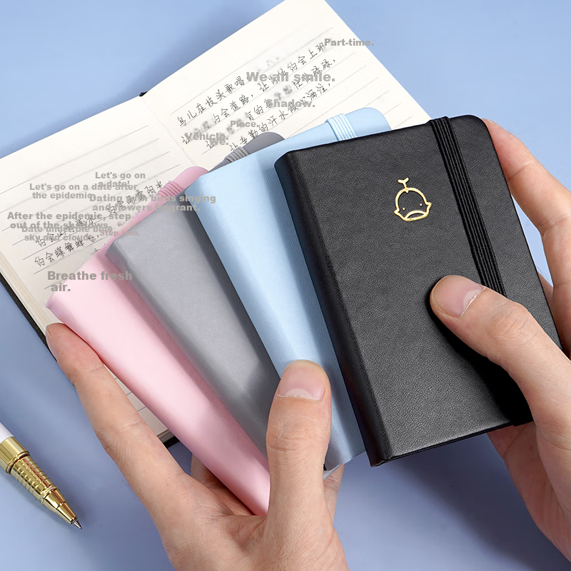 SIMAA A7 Pocket Notebooks 4-Pack, Mini Student Notebooks