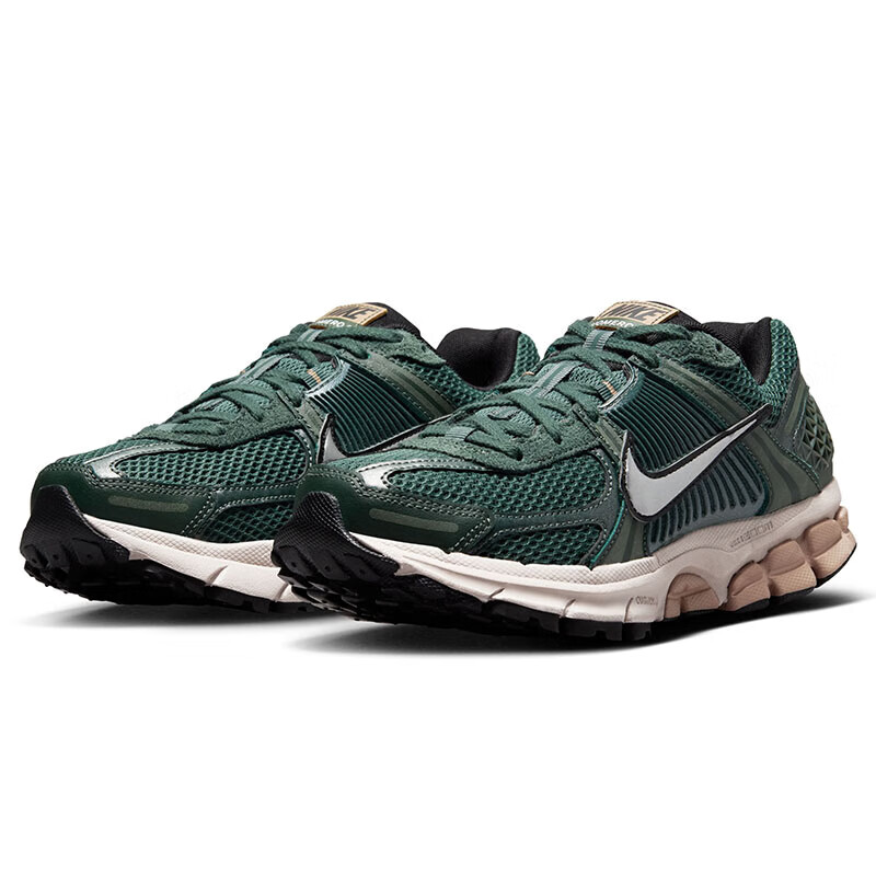 NIKE Women's Cushioned VOMERO 5 Low-Top Sneakers - Brown & Gray, Size 36.5