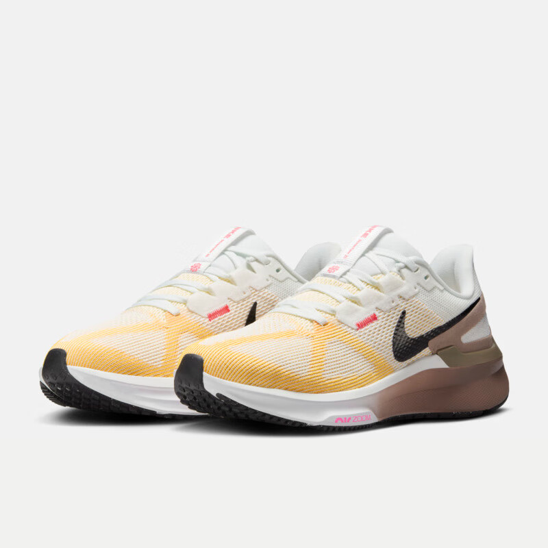Nike Air Zoom Structure 25 Women's Running Shoes - Summit White, Size 36_0