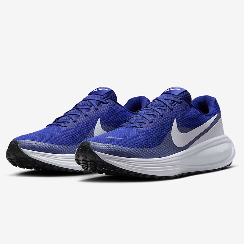 NIKE Men's Revolution 8 Cushioned Running Shoes, Size 43 - Deep Royal Blue_0