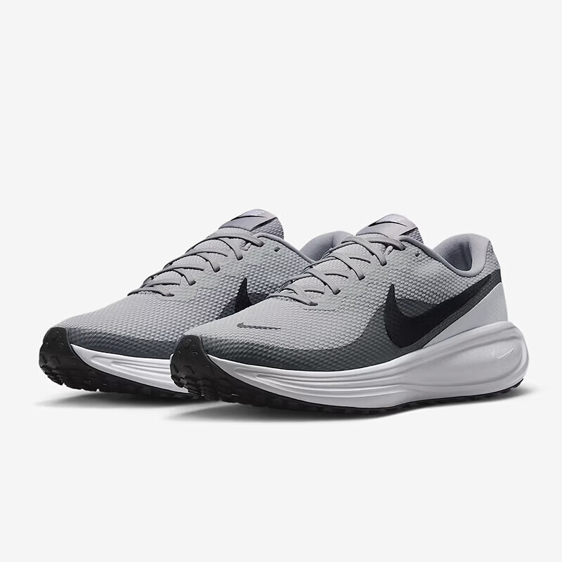 NIKE Revolution 8 Men's Running Shoes - Smoke Grey, Cushioned Comfort_0
