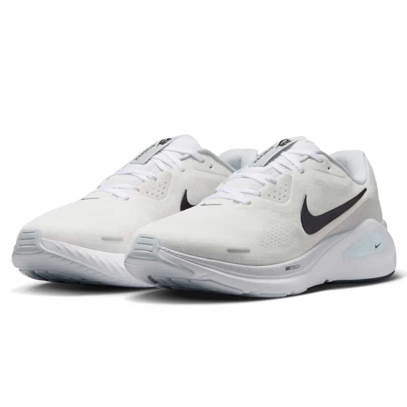 NIKE Men's Structure 26 Professional Running Shoes, White & Green_0