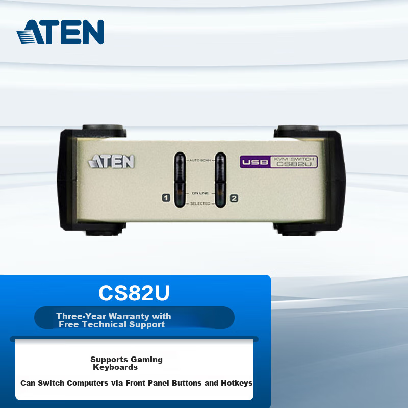 aten 2-port vga switcher for multi-computer kvm