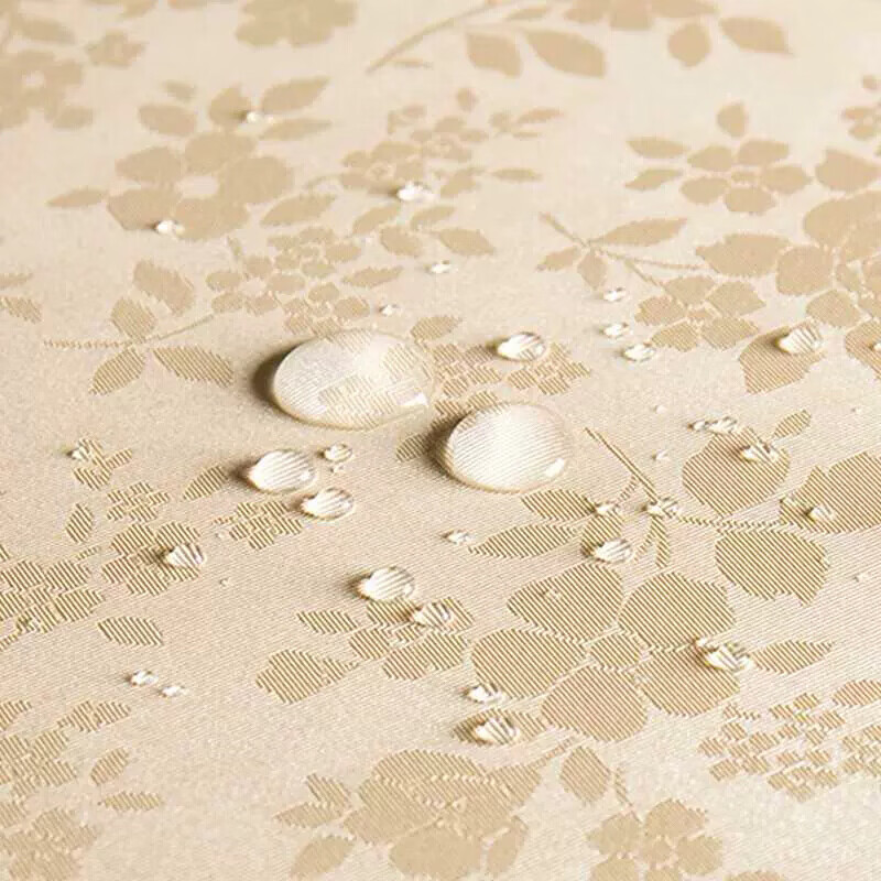 AVIVI Waterproof Round PVC Tablecloth, 140x140cm