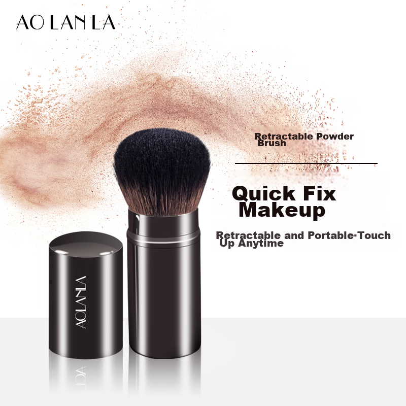 aolanla retractable powder brush set