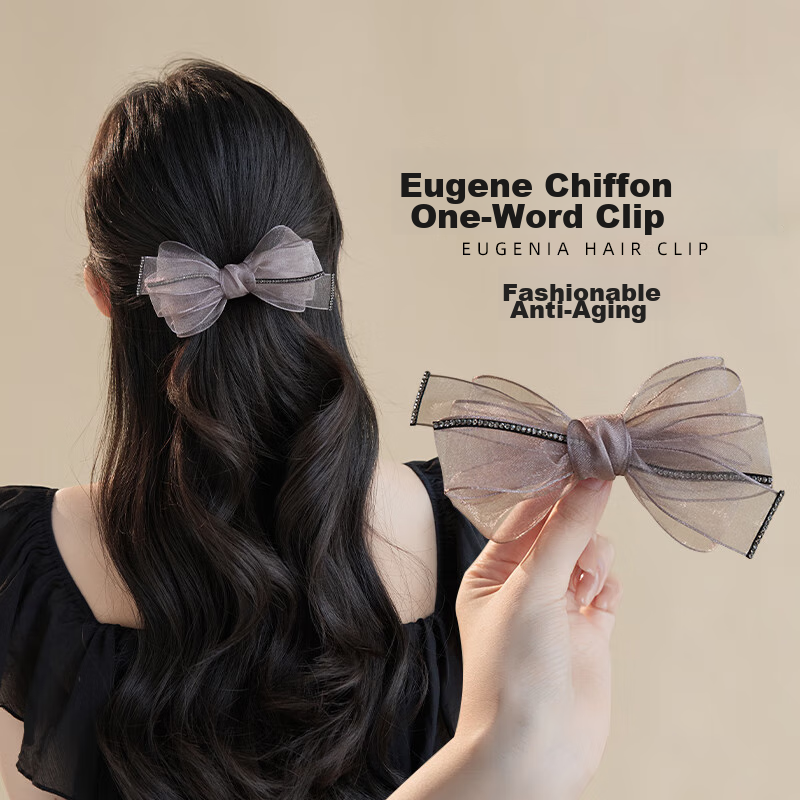 Chimera Organza Hair Clips - Stylish Korean Accessories