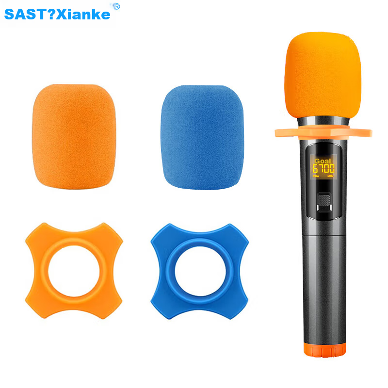 SAST Anti-Slip Microphone Caps & Rings Set