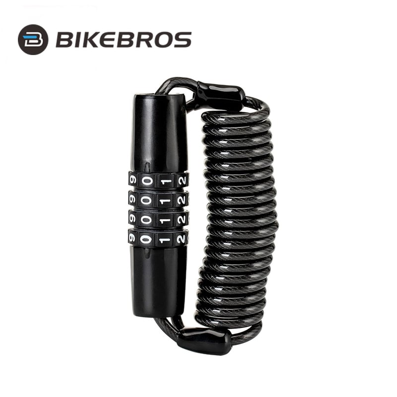 BikeBros 4-Digit Password Bike Helmet Lock