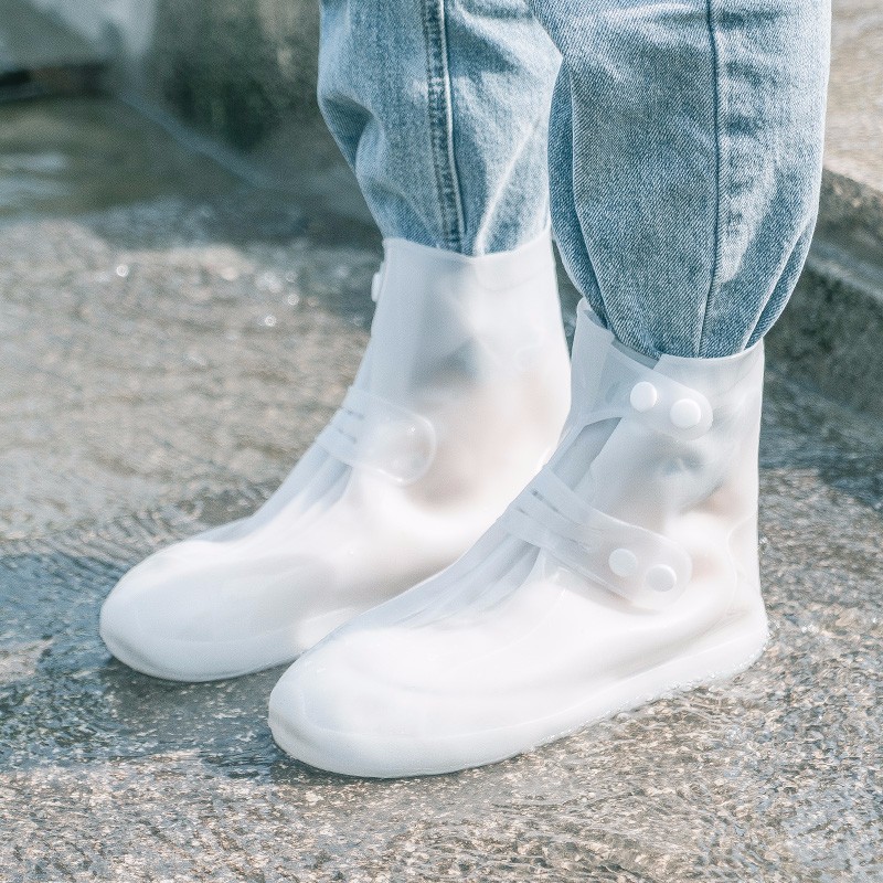 Banana Trip Waterproof High-Top Shoe Covers for Travel XL-XXXL