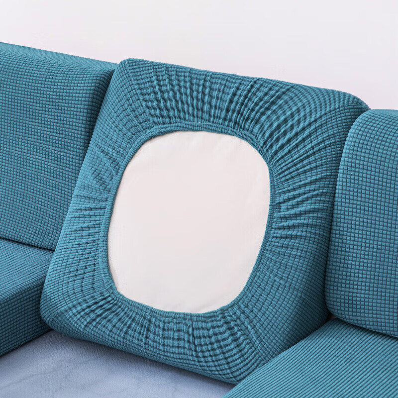 avivi elastic sofa cover, single seat, west lake blue