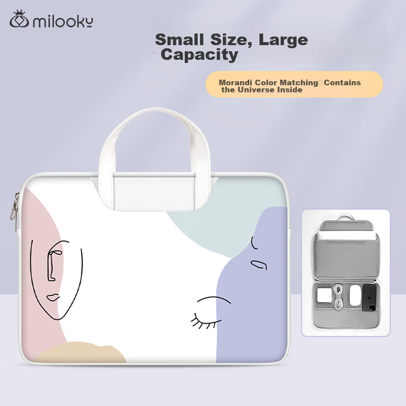 Milooky Waterproof Laptop Bag for Women 13-14 inch