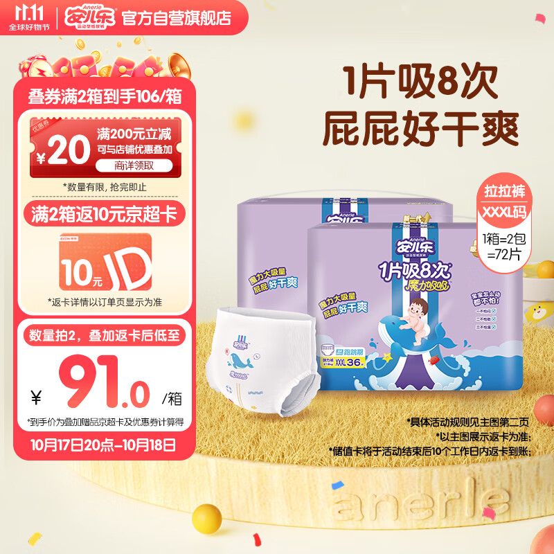 Anerle Magic Absorbent Diapers XXXL 36pcs
